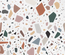 CONFETTI BIANCO MULTICOLOR - 18,6X18,6 CM - Carrelage Terrazzo