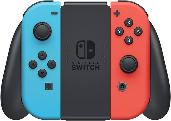 Nintendo Console Switch avec Joy-Con bleu néon et rouge néon
