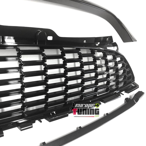 GRILLE CALANDRE SPORT NOIR BRILLANT MINI COOPER LOOK JCW R55 R56 R57 R58 R59 (04695)