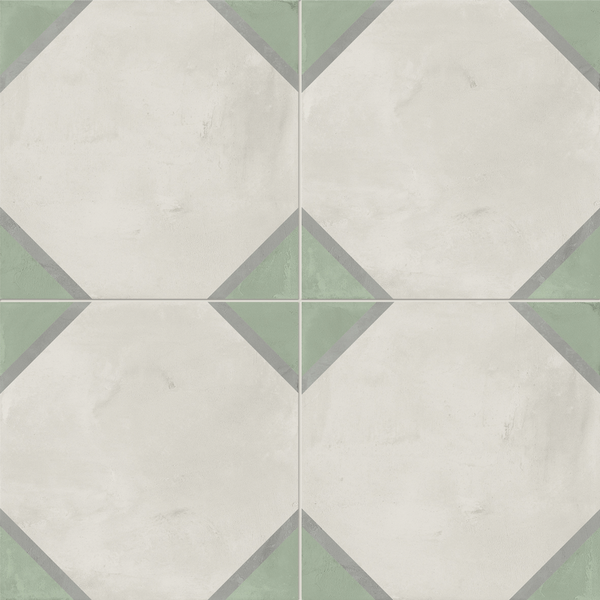 TERRA ART OTAGONO S.M - 20x20 cm - Carrelage aspect ciment vieilli