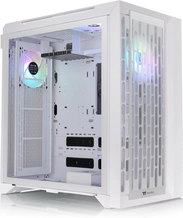 Boitier Moyen Tour E-ATX Thermaltake Centralized Thermal Efficiency C700 TG RGB avec panneaux vitrés (Blanc)
