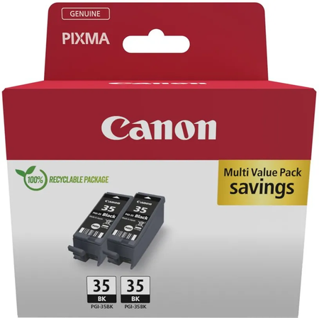 Pack 2 cartouches d'encre Canon PG-520BK (Noir)
