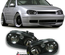 PHARES FEUX AVANTS FOND NOIR PACK SPORT POUR VOLKSWAGEN VW GOLF 4 (10743)