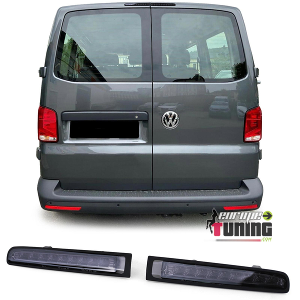 3EME FEU STOP NOIR A LED POUR VW VOLKSWAGEN T5 & T6 DOUBLE PORTES (05501)