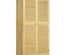 Armoire de jardin portes persiennes 2 étagères bois pin