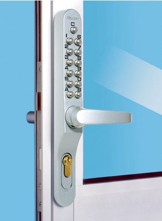 Serrure KEYLEX profil étroit passage - LOKOD - 22701-BN