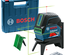 Laser points et lignes GCL 2-15 G Professional + 3 piles 1,5V + coffret - BOSCH - 0601066J00