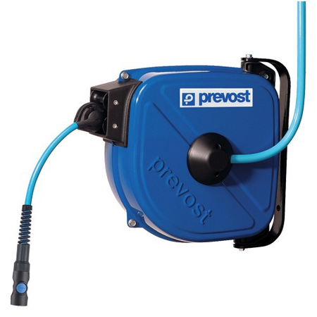 Enrouleur tuyau air comprimé à tambour fermé 12m - PREVOST - DRF 0812IS