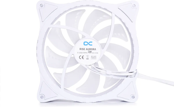 Ventilateur de boitier Alphacool Rise Aurora RGB - 14cm (Blanc)