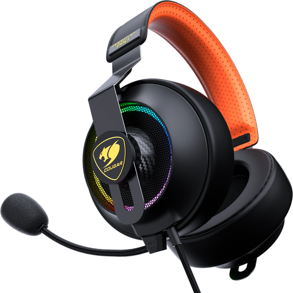 Casque Gamer filaire Cougar Phontum Pro Prix RGB (Noir)