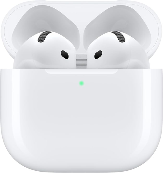 Apple AirPods 4 Écouteurs sans Fil, écouteurs Bluetooth, avec Réduction Active du Bruit, boîtier de Charge USB-C, Puce H2, Audio Spatial personnalisé, jusqu’à 24 Heures d’autonomie