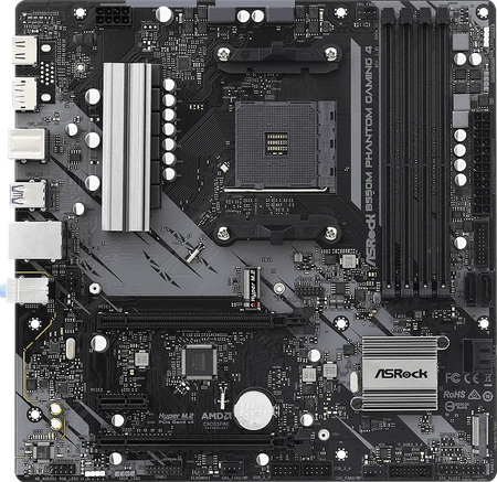 Carte Mère ASRock B550M Phantom Gaming 4 (AM4) Micro ATX