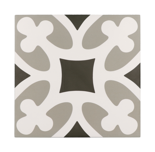 RIVOLI - VENECIA GRIS - Carrelage 20x20 cm aspect carreaux de ciment 30723