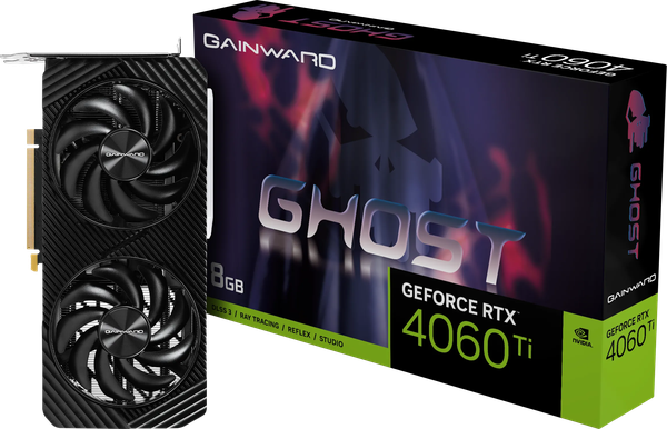 Carte Graphique Nvidia Gainward GeForce RTX 4060 Ti Ghost 8Go