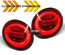 FEUX SPORT ROUGES TUBES CELIS A CLIGNOTANTS LED SEQUENCIELS VW NEW BEETLE PH1 1998-2005 (05420)