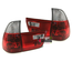 FEUX ARRIERES COMPLETS ROUGES CLAIRS BMW X5 E53 1999-2003 PHASE 1 (10351)