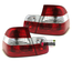 2 FEUX ARRIERES ROUGES CRISTAL POUR BMW SERIE 3 E46 BERLINE 2001-2005 PHASE 2 (10052)
