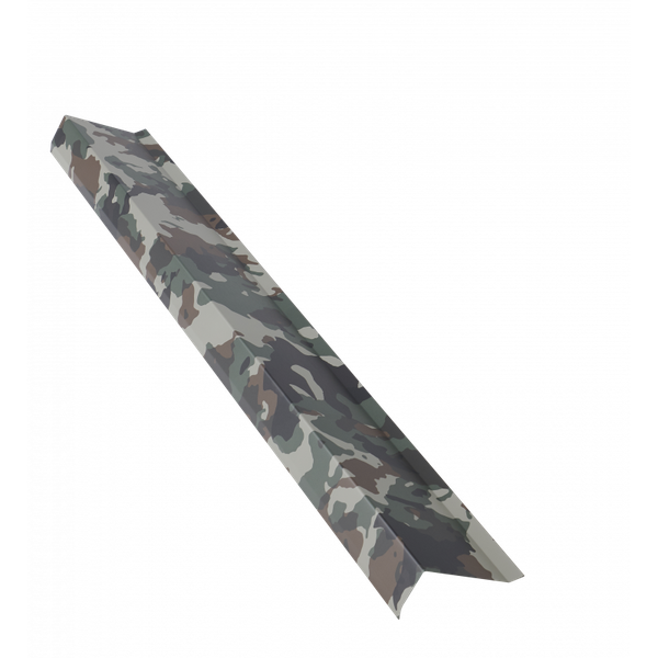 Rive de 1 mètre pour plaque nervurée acier laqué - Coloris - Camouflage, Longueur - 1 m