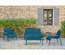 Banquette de jardin Coolside Bleu Acapulco - Fermob