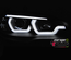 PHARES CHROME DRL ANGEL EYES ANNEAUX 3D FEUX DE JOUR BMW X5 E70 2007-2013 (05354)