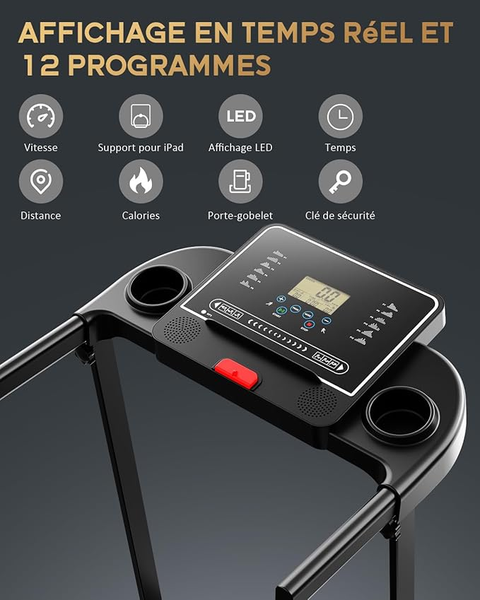 Tapis de Course Marche Pliable - Tapis de Marche Pliable Motorisé