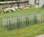 Serre de jardin tunnel bâche PVC métal époxy vert