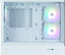 Boitier Mini Tour Micro ATX Zalman P30 V2 RGB avec panneaux vitrés (Blanc)