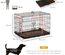 Cage de transport chien 76x53x57cm
