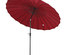 Parasol inclinable rond diamètre 2,6 m rouge