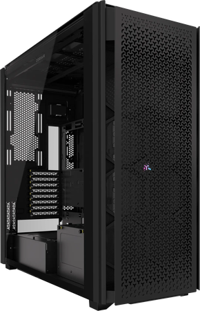 Boitier Grand Tour E-ATX Corsair 9000D Airflow RGB avec panneau vitré (Noir)