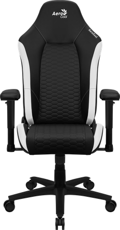 Fauteuil Gamer Aerocool Crown Leatherette (Noir/Blanc) 