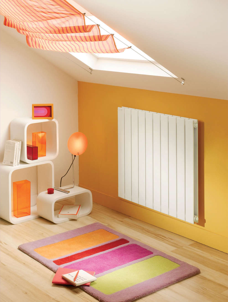 Radiateur à eau chaude FASSANE PREM'S double à élément horizontal 885W - ACOVA - SHXD-070-074