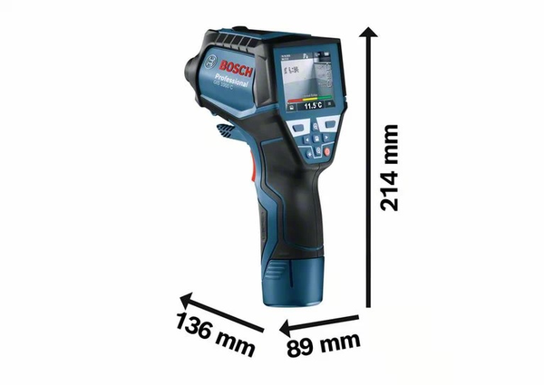 Détecteur thermique GIS 1000 C Professional + batterie + chargeur + coffret L-BOXX - BOSCH - 0601083301