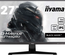 Ecran 27" Iiyama G-Master Black Hawk G2745QSU-B2 Quad HD 100Hz (Noir)