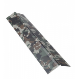 Faîtière double pan 1 m pour plaque nervurée acier laqué - Coloris - Camouflage, Longueur - 1 m