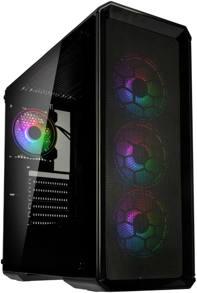 Boitier Moyen Tour ATX Kolink  Levante v2 RGB avec panneaux vitrés (Noir)