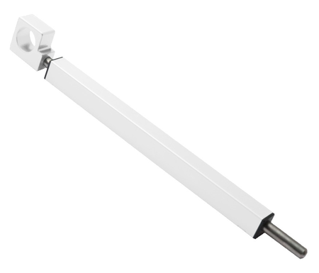 Verrou aluminium en applique ATLAS L 450mm blanc - FAPIM - 3724_32