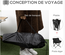 Chaise de camping pliable avec sac de transport