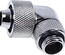 Raccord rotatif coudé à compression pour Tube Ø16mm - G1/4 Alphacool Eiszapfen (Argent)