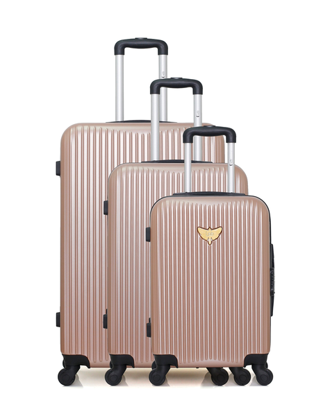 LPB LUGGAGE - Set de 3 Valises AGATA 75 cm 4 Roues
