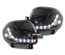 PHARES NOIRS BANDES LED FEUX DEVIL EYES RENAULT CLIO 2 / CLIO B 1998-2001 (13638)