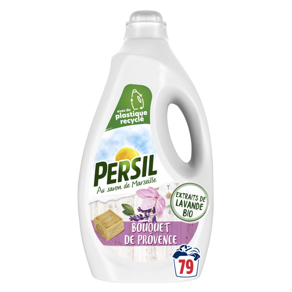 Persil Lessive Liquide 4,2l - 79 Lavages Bouquet de Provence aux extraits de Lavande Bio