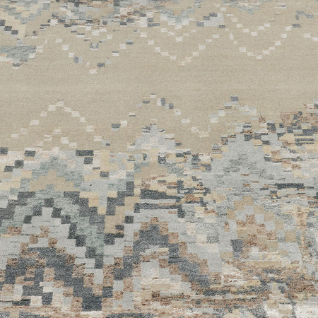 Tapis salon ANAPURNA tissé en laine