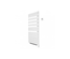 Radiateur sèche-serviettes électrique FASSANE SPA ASYMETRIQUE 750W blanc - ACOVA - TFR075-055IFS