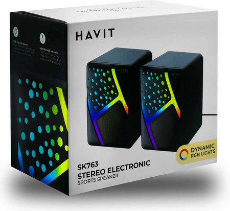 Enceintes Havit SK763 (Noir)