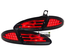 2 FEUX ROUGES FUMES A LEDS SEAT LEON 1P 2005-2009 (04659)