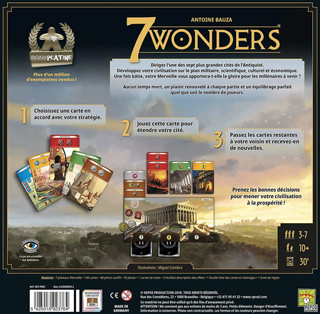 Jeu - 7 Wonders Nouvelle édition