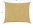 Voile d'ombrage rectangulaire 4x6 m sable