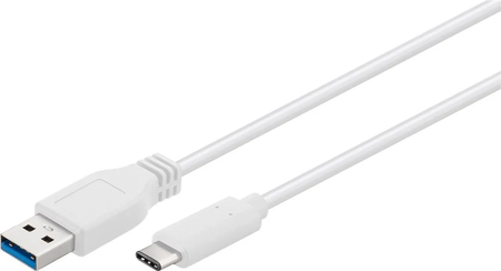 Cable Goobay USB 3.0 Type C - A 1m MM (Blanc)