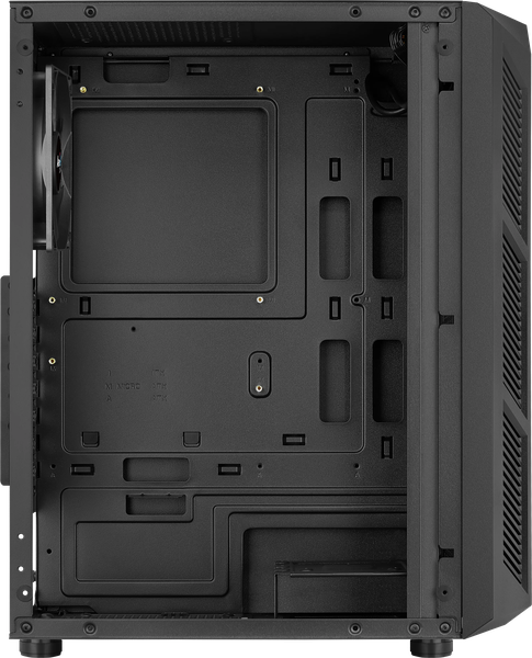 Boitier Moyen Tour ATX AeroCool Prime RGB avec panneau vitré (Noir)